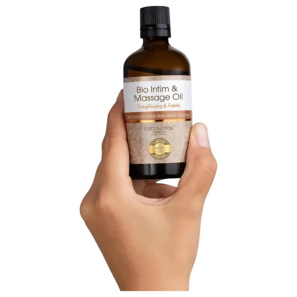 Coconutoil - Bio Intimno & Masažno Olje - Nageljnov Žbicek-Cimet (80ml)