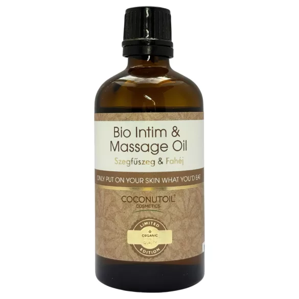Coconutoil - bio intimno in masažno olje - nageljnove žbice, cimet - 80 ml