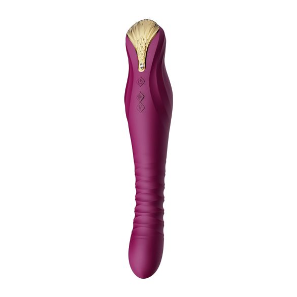 ZALO King - polnilni, vodoodporni lila vibrator