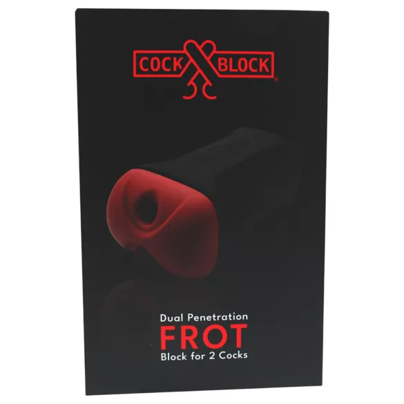 CockBlock - FROT masturbator za pare (črn)