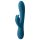Inya Luv Bunny - polnilni vibrator s stimulatorjem klitorisa (turkizna)