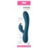 Inya Luv Bunny - polnilni vibrator s stimulatorjem klitorisa (turkizna)