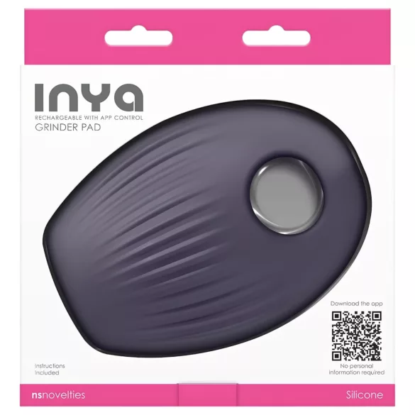 Inya Grinder Pad - aplikacijo upravljan vibracijski vzglavnik (vijoličen)