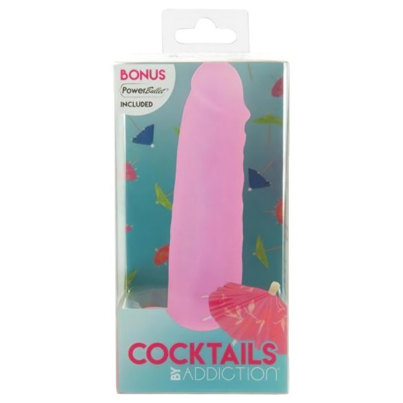 Addiction Coctails - dildo s priseskom - roza