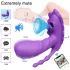 AlvUp - z aplikacijo upravljiv namestljiv vibrator (vijoličen)