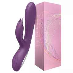 AlvUp - vibrator za točko G z ušesi zajčka - vijoličen