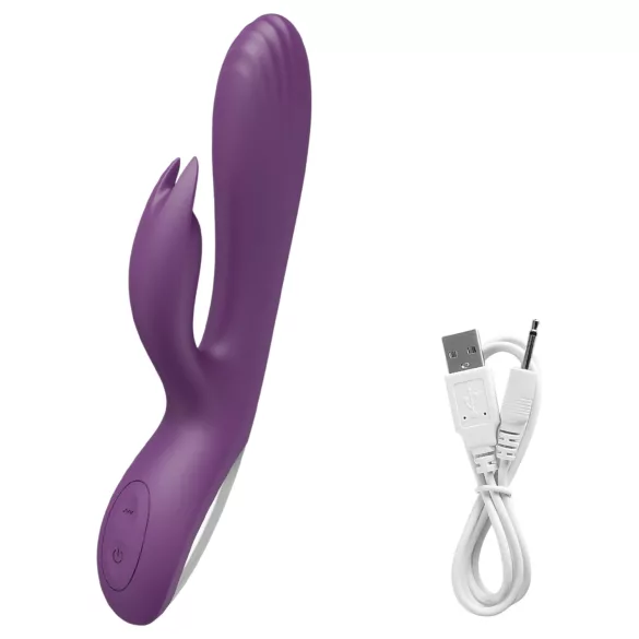 AlvUp - vibrator za točko G z ušesi zajčka - vijoličen