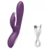 AlvUp - vibrator za točko G z ušesi zajčka - vijoličen