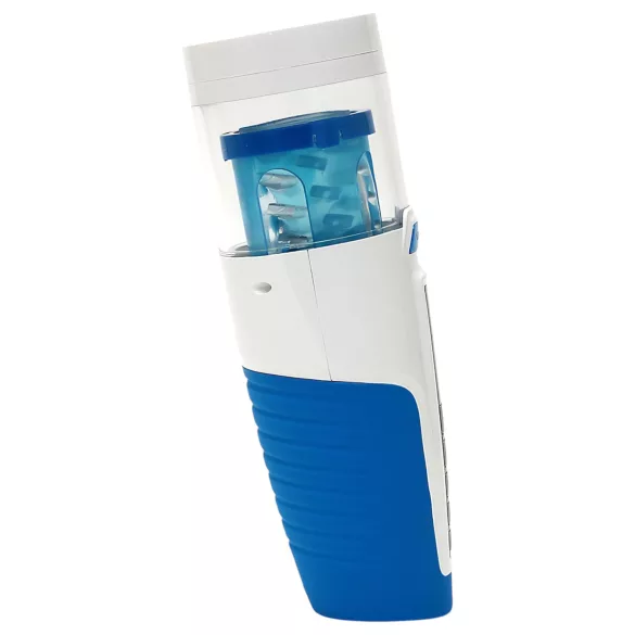Leten SM370 - stokajoči, vrtljiv masturbator (beli)