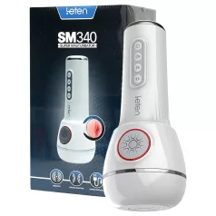   LETEN SM340 - masturbator z vibracijo in sesanjem - akumulatorski, zvočni