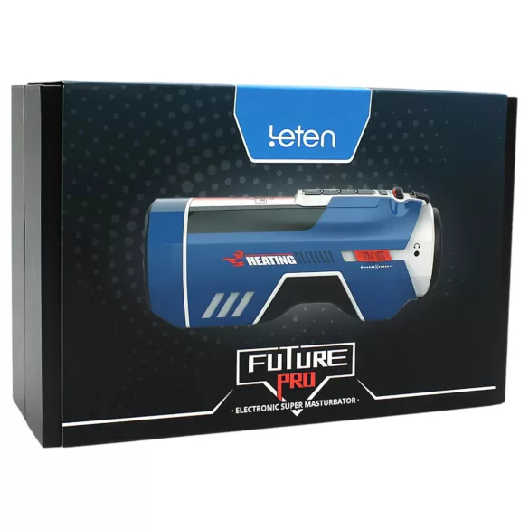 Leten SM Future Pro - mrežni potiskalnik, objemalnik, grelni masturbator (moder)