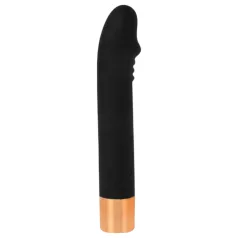 Charming Vibe Dick - vibrator za G-točko - polnilni - črn