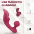 Sex HD Chomper - vibrator za klitoris in analno stimulacijo - rdeč