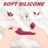 Sex HD Chomper - vibrator za klitoris in analno stimulacijo - rdeč