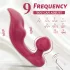 Sex HD Chomper - vibrator za klitoris in analno stimulacijo - rdeč