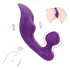 Sex HD Chomper - vibrator za klitoris in anus - vodoodporen - vijoličen