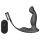 Sex HD Virgil - analni vibrator s penis in marmoskim obročkom (črna)
