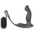 Sex HD Virgil - analni vibrator s penis in marmoskim obročkom (črna)