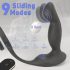 Sex HD Virgil - analni vibrator s penis in marmoskim obročkom (črna)