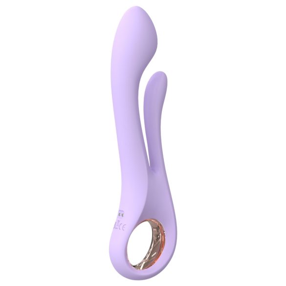 Sex HD Kaethe - vibrator s stimulatorjem klitorisa (vijoličen)