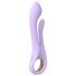 Sex HD Kaethe - vibrator s stimulatorjem klitorisa (vijoličen)