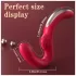 SEX HD Genie - vibrator za G-točko in klitoris - rdeč