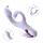 Sex HD - G-točkovni vibrator z ročico za klitoris (vijoličen)