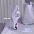 Sex HD - G-točkovni vibrator z ročico za klitoris (vijoličen)