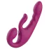 SEX HD Co-op Bliss - strap-on vibrator s stimulacijo klitorisa - vijoličen