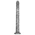 Lovetoy King Size - ekstra velik vibrator - 40,5 cm (siva)