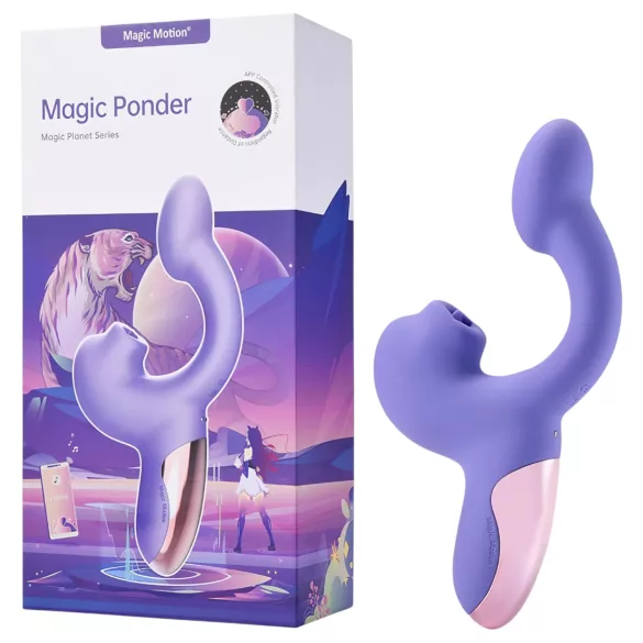 Magic Motion Magic Ponder - vibrator za točko G in klitoris - vijoličen