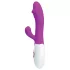 Pretty Love Snappy - vodoodporen vibrator za točko G z klitoralnim krakom (vijoličen)