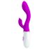 Pretty Love Brighty - G-točka vibrator z nastavkom za klitoris (vijoličen)