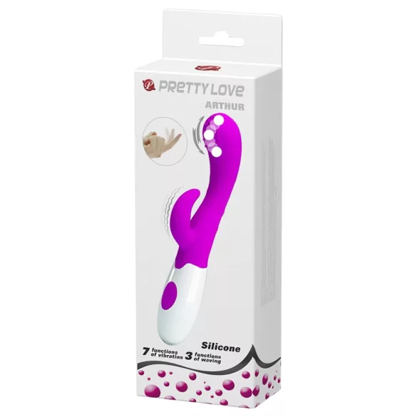 Pretty Love Arthur - vibrator za G-točko z gibljivo glavo - vijoličen