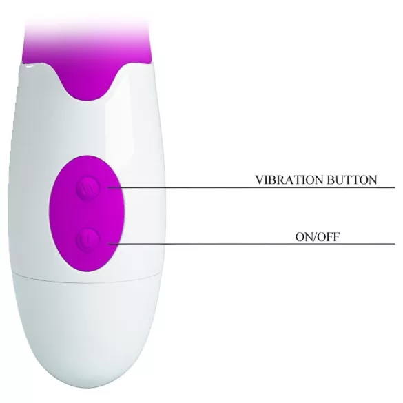 Pretty Love Arthur - vibrator za G-točko z gibljivo glavo - vijoličen