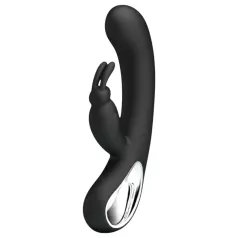   Pretty Love Webb - vodoodporni vibrator s stimulatorjem klitorisa - črna