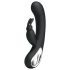 Pretty Love Webb - vodoodporen vibrator s klitoralno ročico (črn)