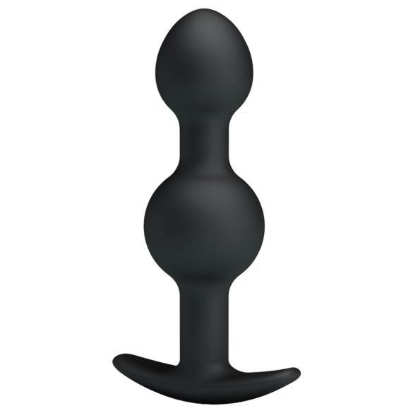 Pretty Love - notranji kroglični analni dildo (črna)