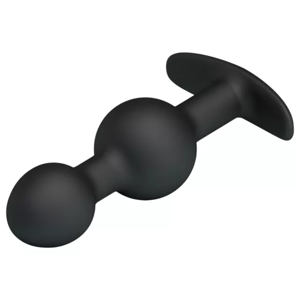 Pretty Love - analni dildo z notranjo kroglico - črn