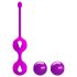 Pretty Love Kegel Up II – duo kroglic za vadbo mišic (vijolična)