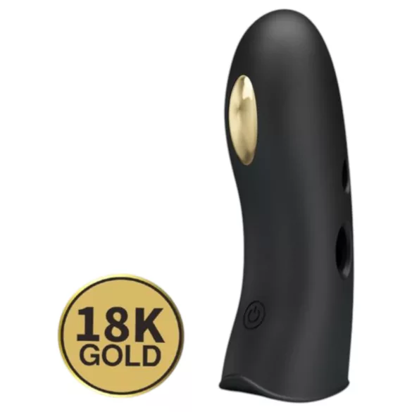 Pretty Love Marico - elektro stimulacijski prstni vibrator - črna