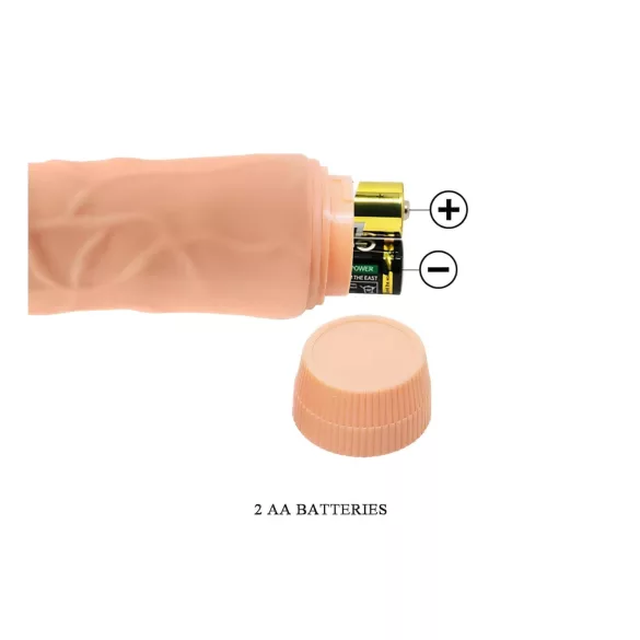 Baile Barbara - realistični vibrator - 19,5 cm - naravna barva