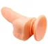 Baile - realistični vibrator z vrtenjem - 15 cm - naraven