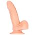 Baile Barbara Mark - realistično vrtljiv vibrator - 15cm (naravno)