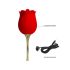 Pretty Love Rose Lover - 2v1 jezikovni vibrator (rdeč)