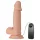 Baile Zebulon - realistični vibrirajoči penis z modami - 19cm - naravna barva