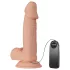 Baile Zebulon - realistični vibrirajoči penis z modami - 19cm - naravna barva