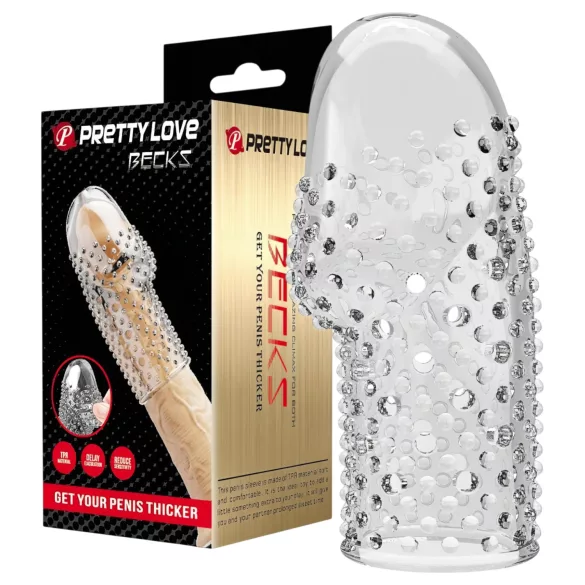 Pretty Love Becks - penis podaljšek - prozoren