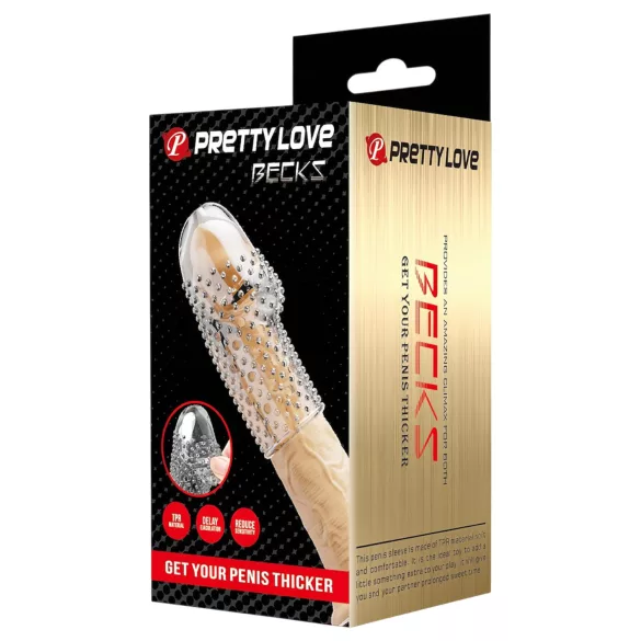Pretty Love Becks - penis podaljšek - prozoren