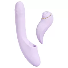   Svakom DuoGlow - vibrator za G-točko in klitoris - dvojna stimulacija